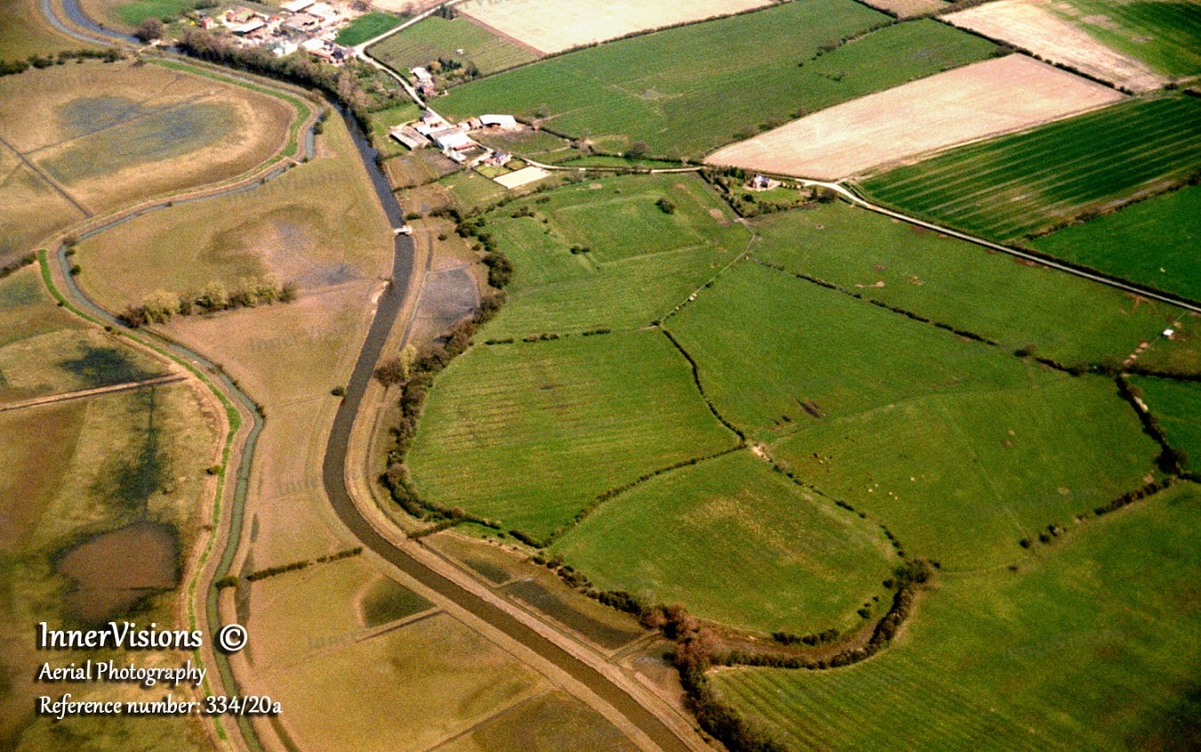 Aerial photographs taken 21 April 2001 of Hall Hills Hall, Storwood, East Riding of Yorkshire. InnerVisions Reference number 334/20a, Historic England
