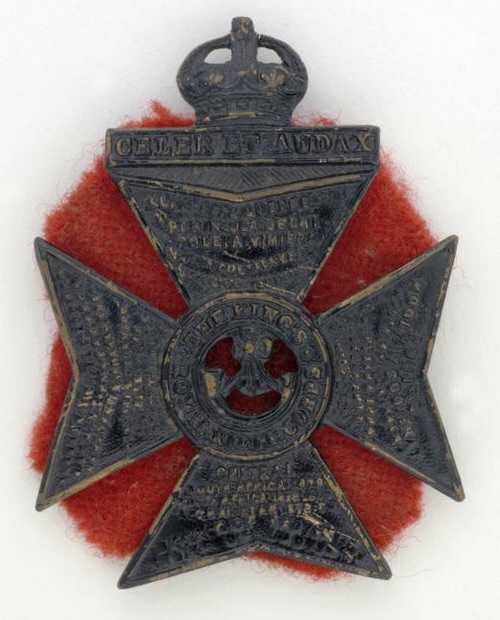 KRRC Cap Badge WWI