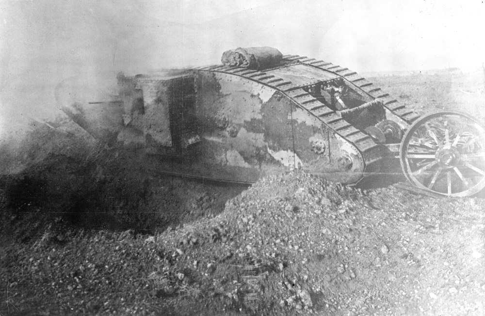 Mark I Series Tank In Action WW1 1916
