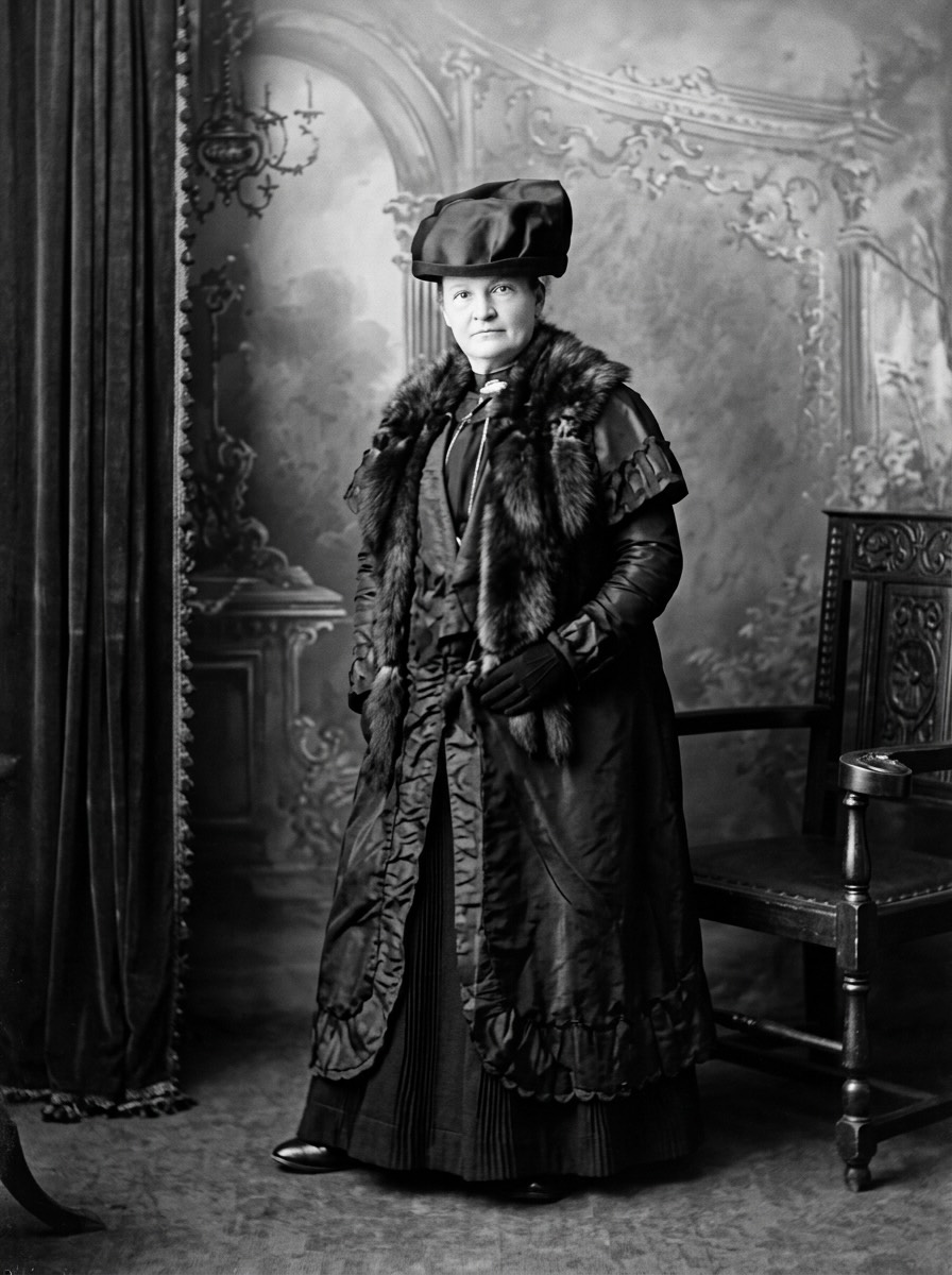 Great Great Grandmother Ann Bowness (1855-1928), widow of William Clark in Victorian fashion. Original photo belongs to Ann's grand daughter, our Great Aunt Alice Ann Grainger Clark (1918-2011).